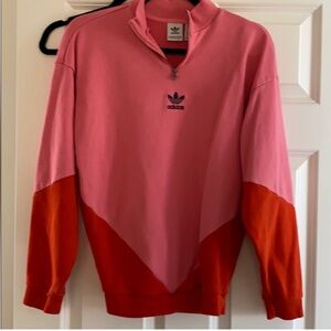 Fashionable Adidas 3-Quarter Zip Sweatshirt